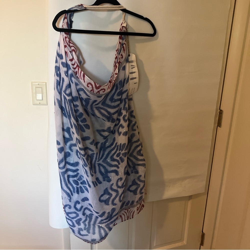 From Pool To party One Size Sparkly Beach Cover Up With Tassles